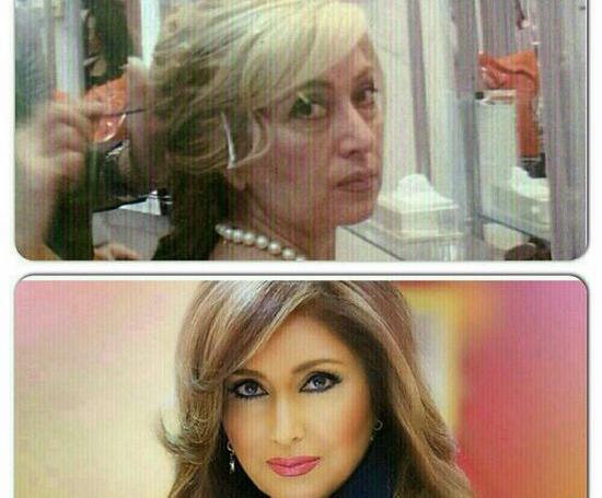 عکس قبل گریم لیلا فروهر