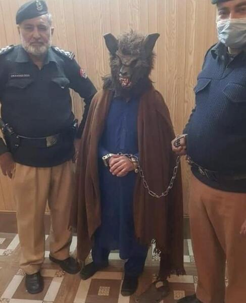 عکس گرگ انسان نما