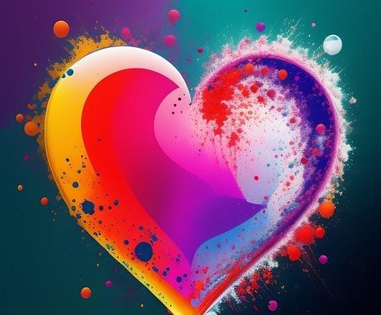 عکس تصاویر عاشقانه قلب فانتزی