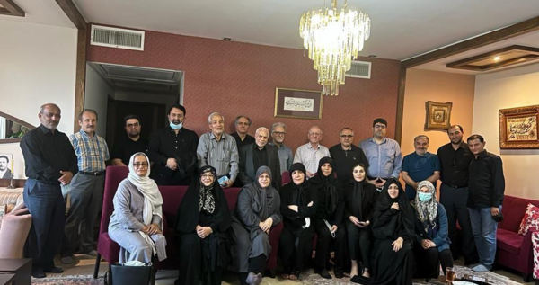 عکس تاج زاده و همسرش