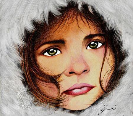عکس نوشته کارتونی لری
