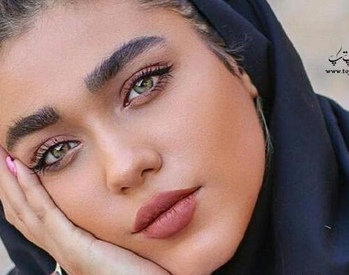 عکس دختر زیبای چشم