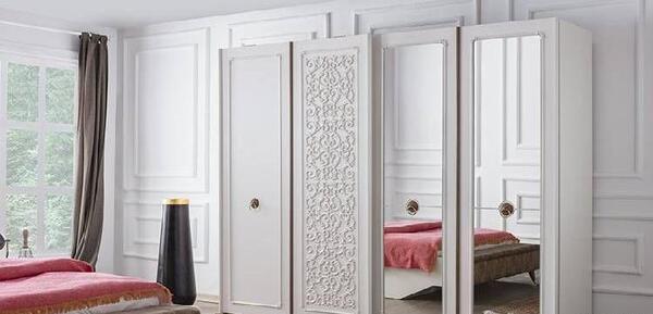 عکس کمد دیواری اتاق خواب کوچک