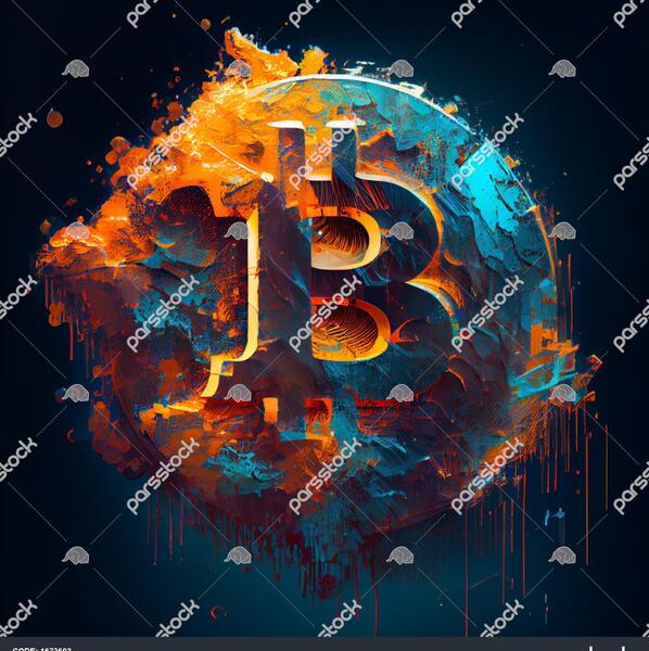 عکس پس زمینه بیت کوین