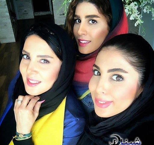 عکس لیلا بلوکات و همسرش و فرزندش