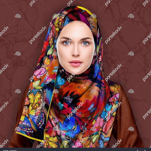 عکس روسری رنگارنگ