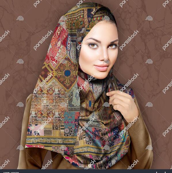 عکس روسری رنگارنگ