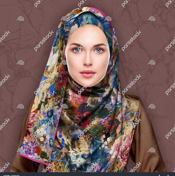 عکس روسری رنگارنگ