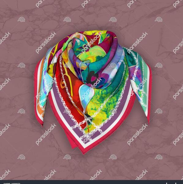 عکس روسری رنگارنگ