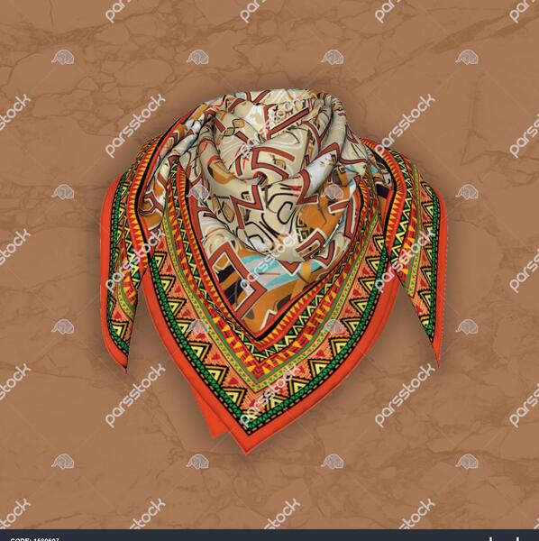 عکس روسری رنگارنگ