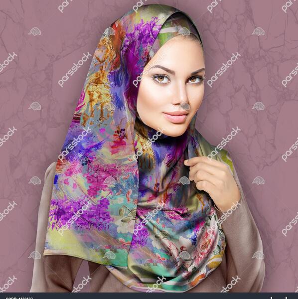 عکس روسری رنگارنگ
