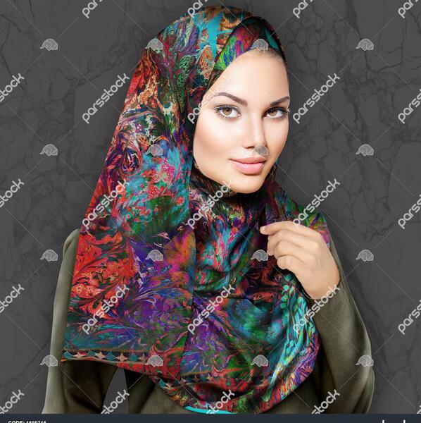 عکس روسری رنگارنگ