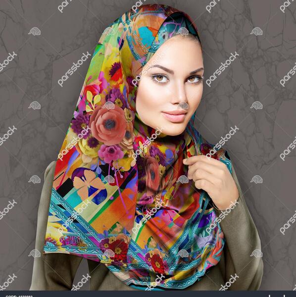عکس روسری رنگارنگ