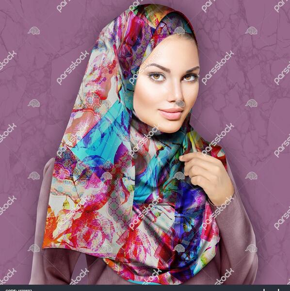 عکس روسری رنگارنگ