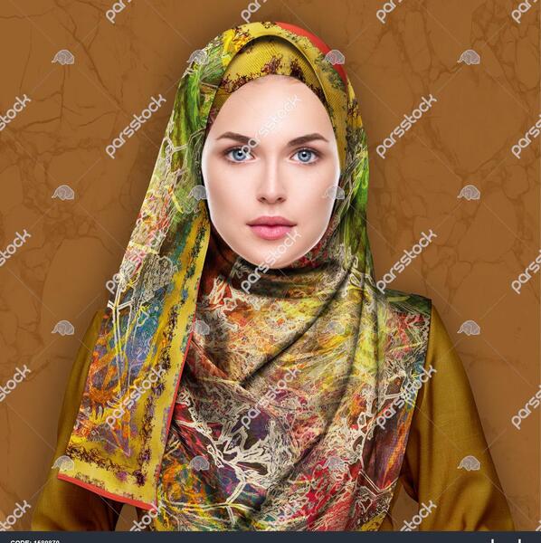 عکس روسری رنگارنگ