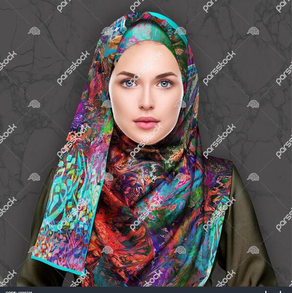 عکس روسری رنگارنگ