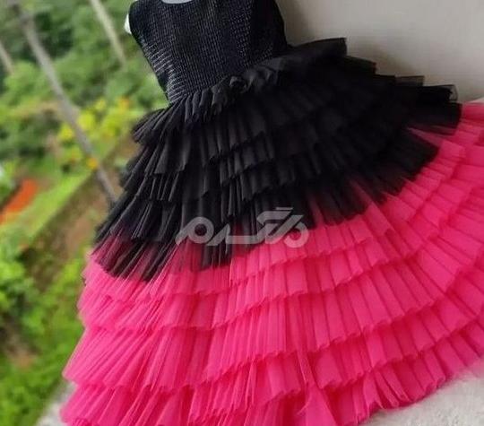 عکس پیراهن حریر بچه گانه