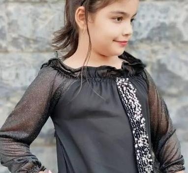 عکس پیراهن حریر بچه گانه