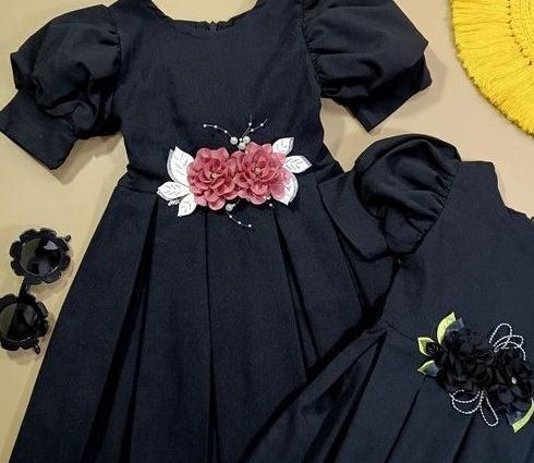 عکس پیراهن حریر بچه گانه