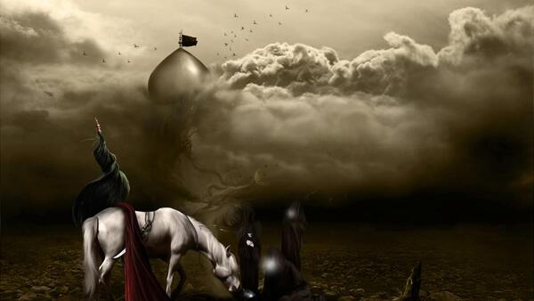 عکس نوشته تسلیت شهادت علی اصغر