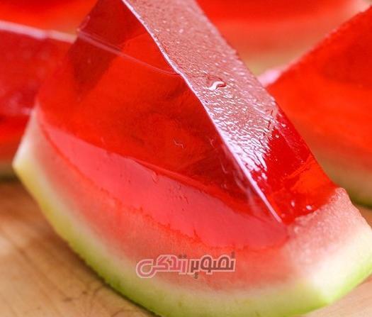 عکس ژله ی هندوانه ای