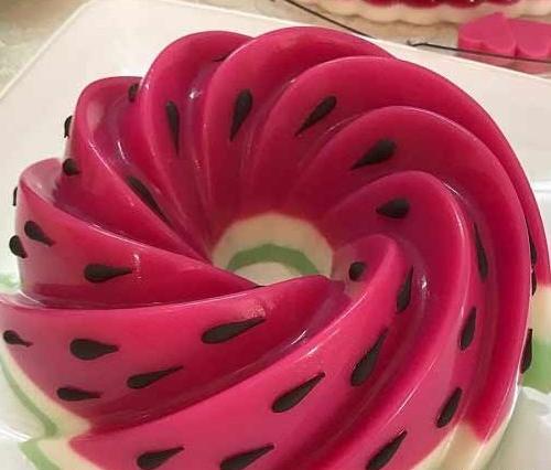 عکس ژله ی هندوانه ای