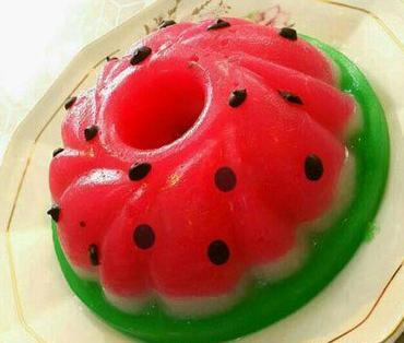 عکس ژله ی هندوانه ای
