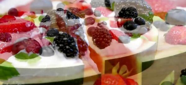 عکس ژله ی هندوانه ای