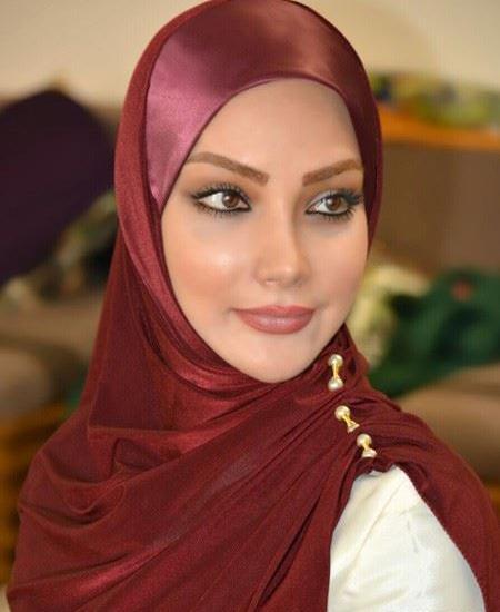 عکس مقنعه های طرح دار