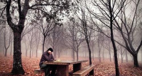 عکس پاییزی غم