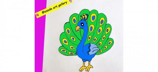 عکس نقاشی جامدادی ساده