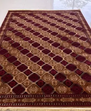 عکس فرش زرشکی