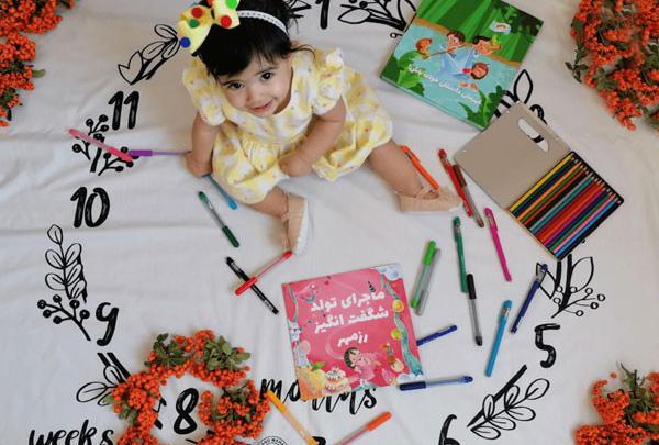 عکس پاییزی از نوزاد