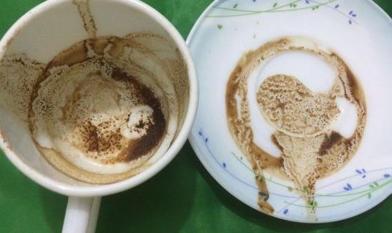 عکس جن در فال قهوه