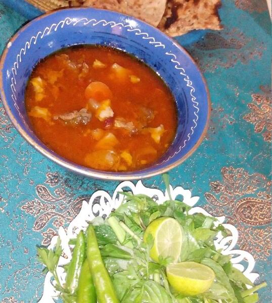 عکس آبگوشت لوبیا