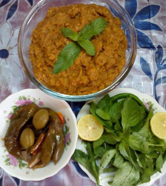 عکس آبگوشت لوبیا