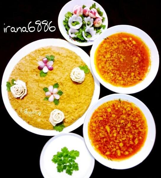 عکس آبگوشت لوبیا