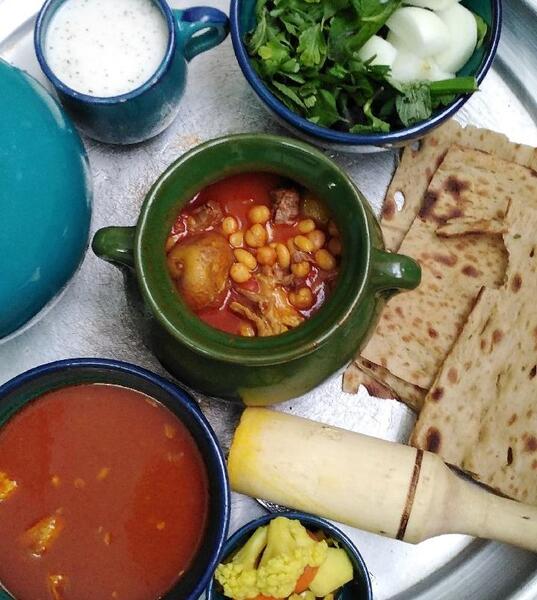 عکس آبگوشت لوبیا