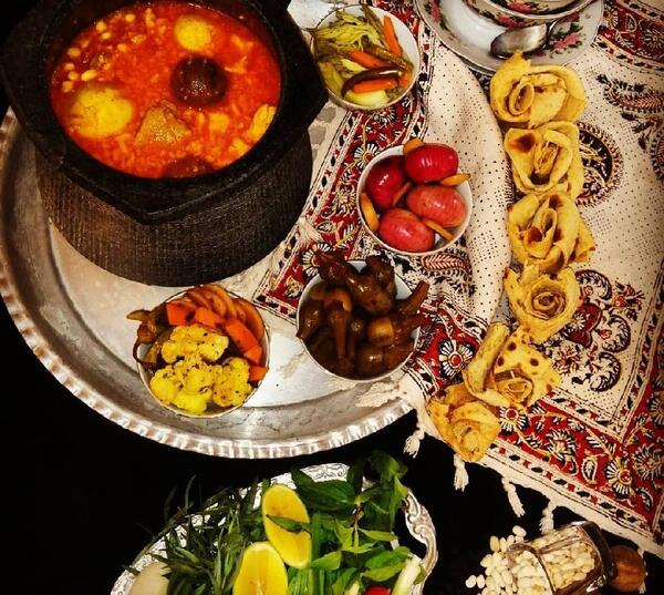 عکس آبگوشت لوبیا