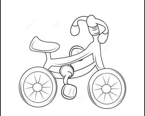 عکس دوچرخه نقاشی