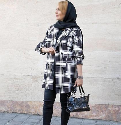 عکس لباس سفید طلایی یا آبی مشکی