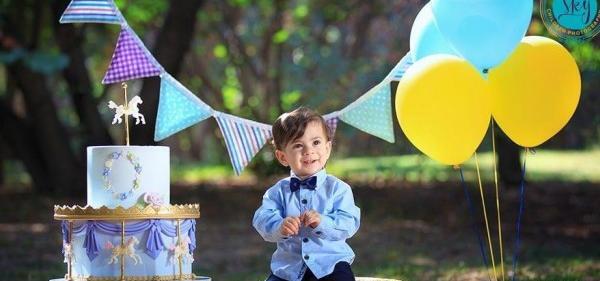 ایده عکس تولد بچه گانه