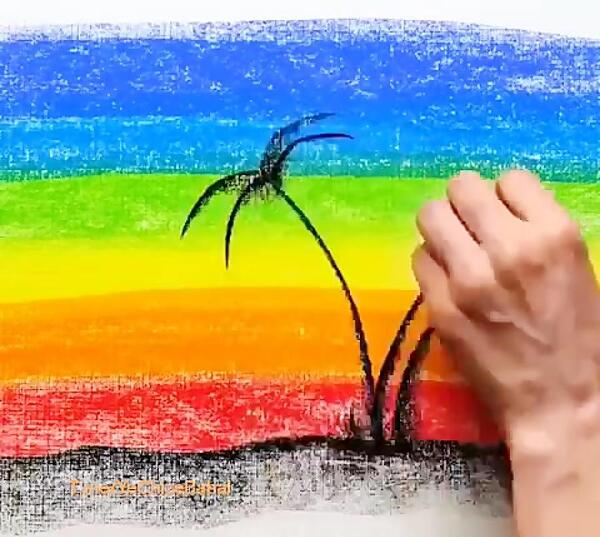 عکس ایده نقاشی پاستل