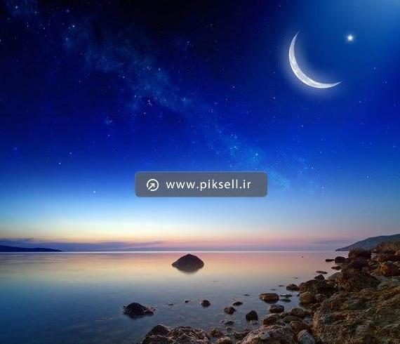 عکس آسمان و دریا