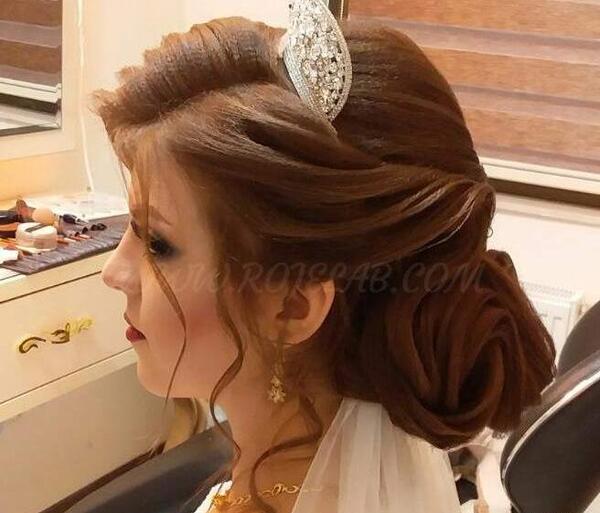 عکس شینیون مو تاج