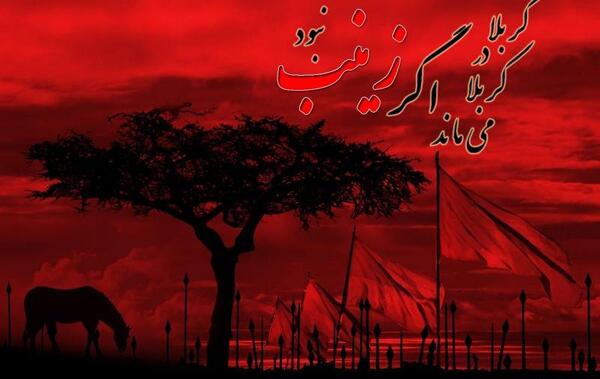 عکس کربلا در کربلا میماند اگر زینب نبود