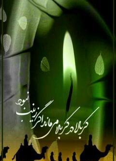 عکس کربلا در کربلا میماند اگر زینب نبود
