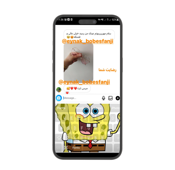 عکس عینک دخترانه طبی