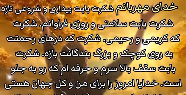 عکس نوشته خدای مهربانم شکرت