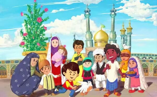 عکس کارتونی حضرت معصومه